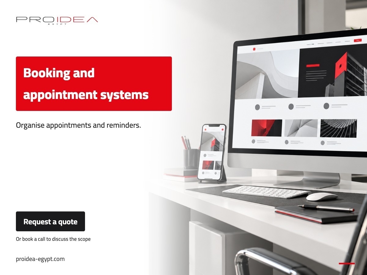 Booking and appointment systems | PROIDEA Egypt