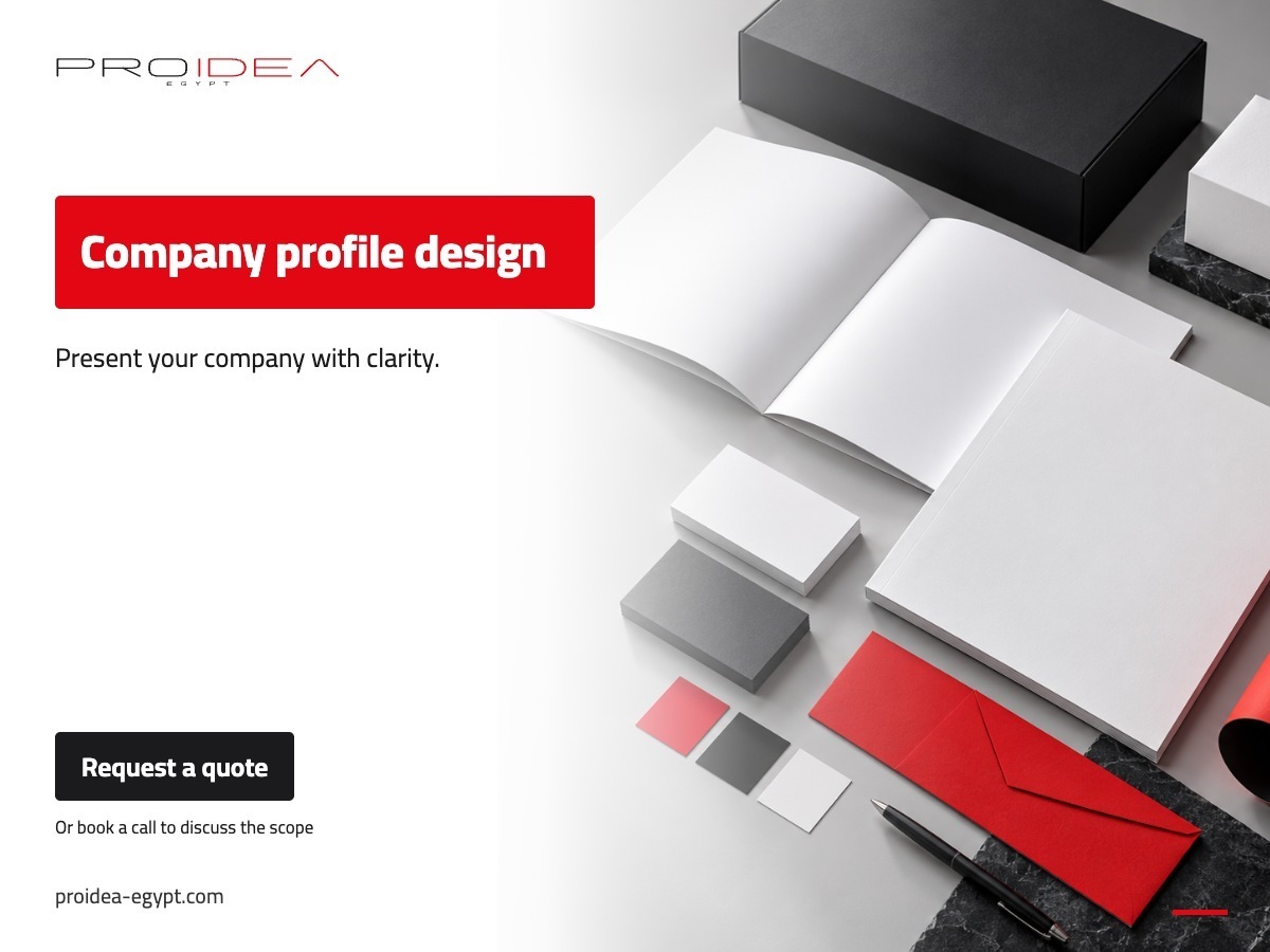 Company profile design | PROIDEA Egypt
