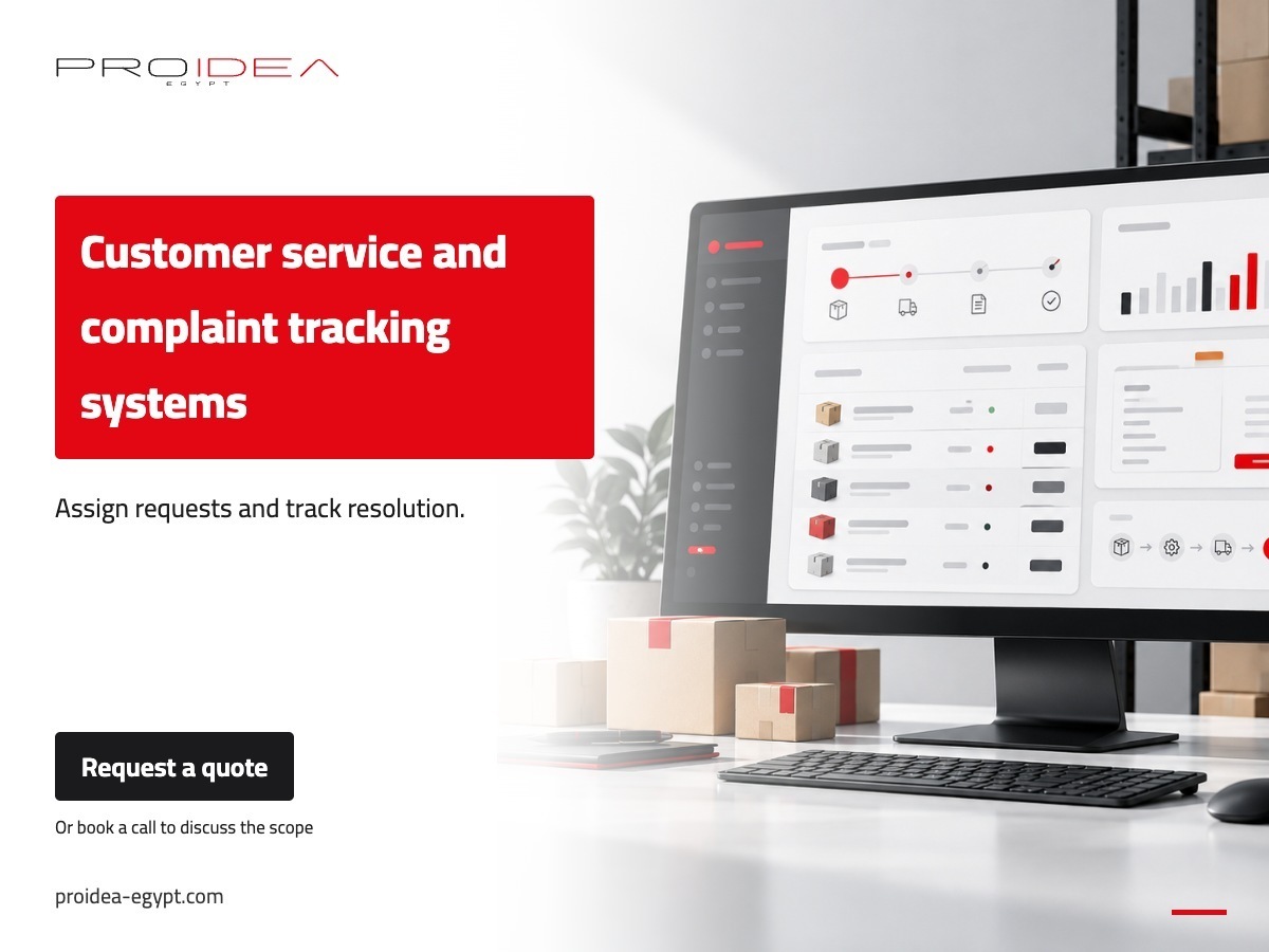 Customer service and complaint tracking systems | PROIDEA Egypt