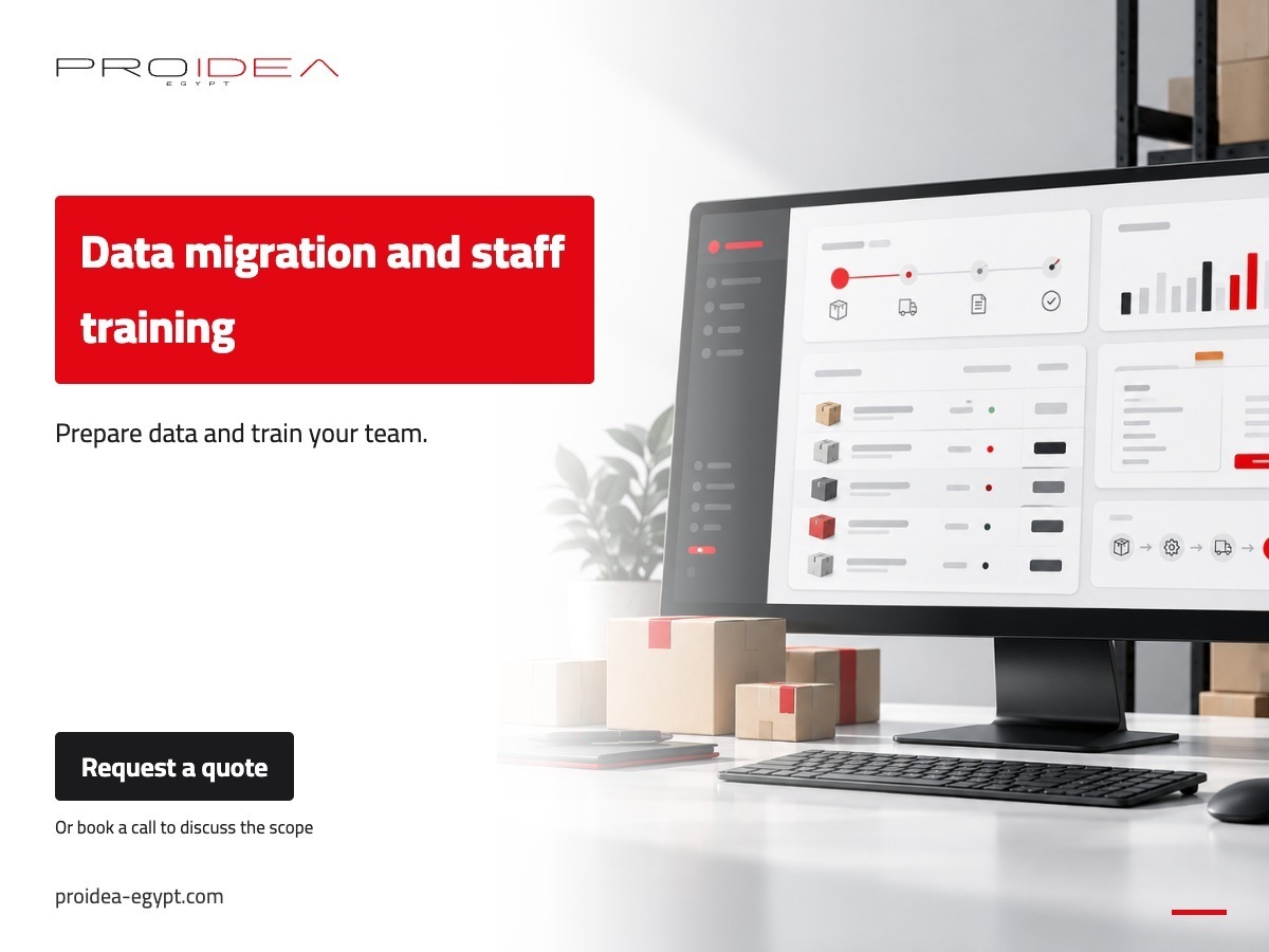 Data migration and staff training | PROIDEA Egypt