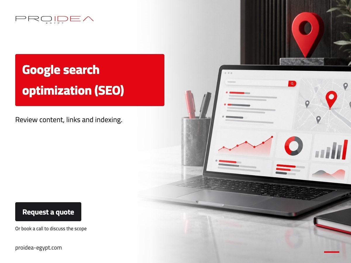Google search optimization (SEO) | PROIDEA Egypt