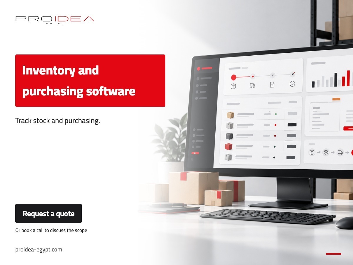 Inventory and purchasing software | PROIDEA Egypt