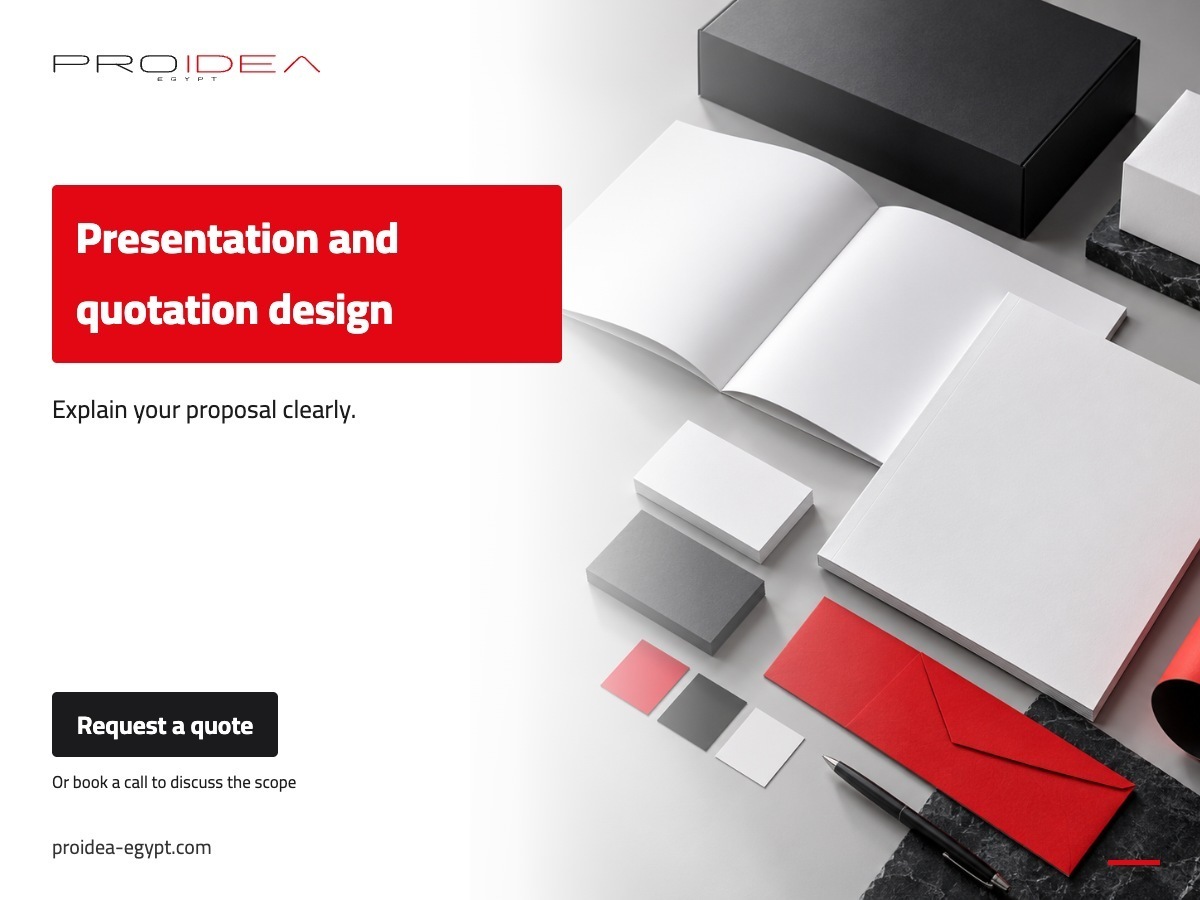 Presentation and quotation design | PROIDEA Egypt