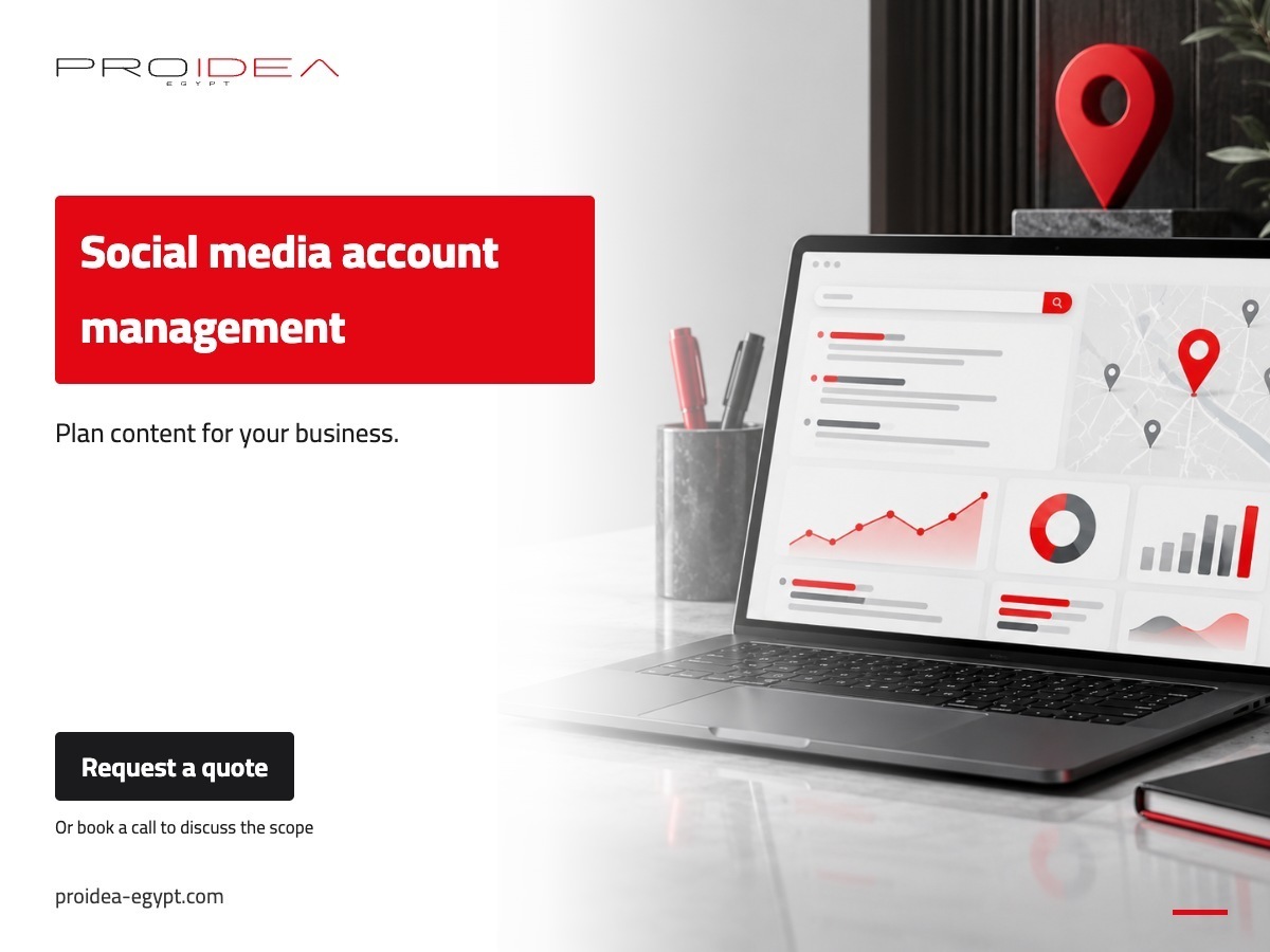 Social media account management | PROIDEA Egypt
