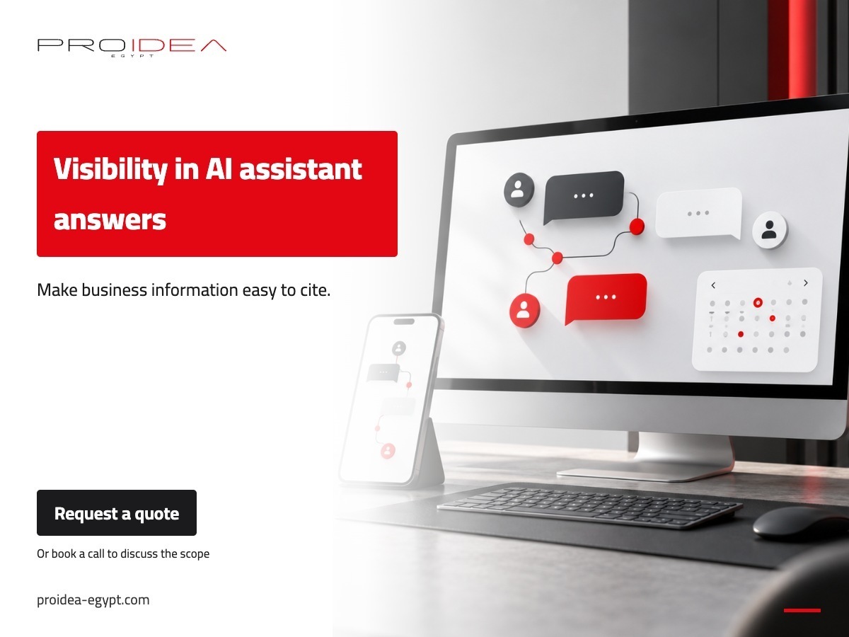 Visibility in AI assistant answers | PROIDEA Egypt