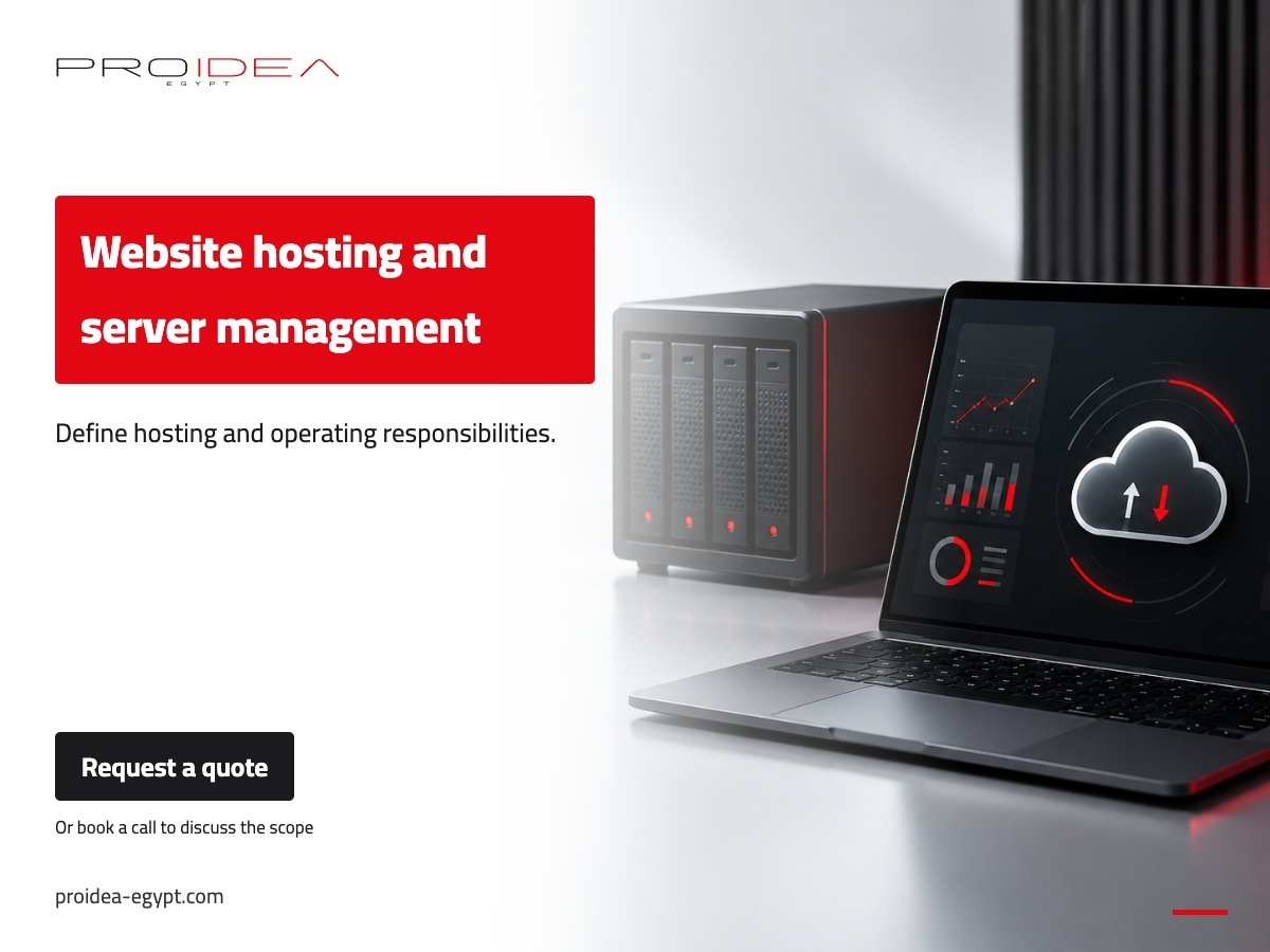 Website hosting and server management | PROIDEA Egypt
